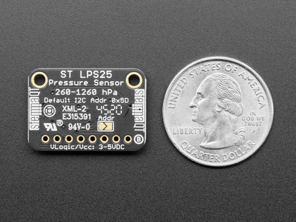 Adafruit LPS25 Pressure Sensor - STEMMA QT / Qwiic (LPS25HB) by Adafruit - The Pi Hut