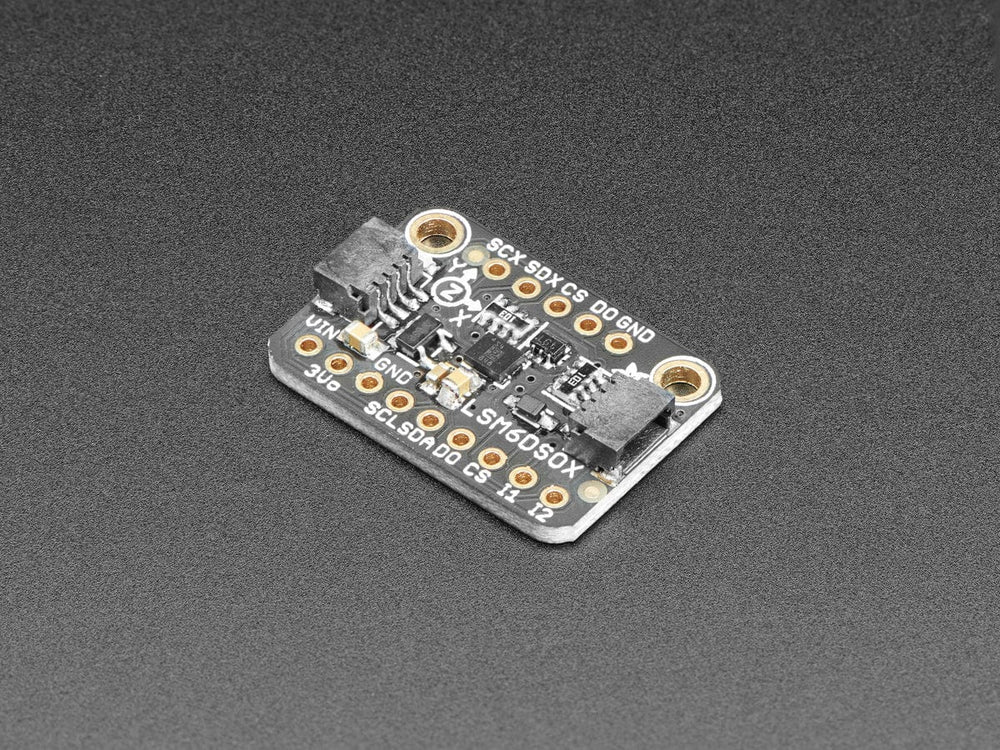 Adafruit LSM6DSOX 6 DoF Accelerometer and Gyroscope (STEMMA QT / Qwiic) by Adafruit - The Pi Hut