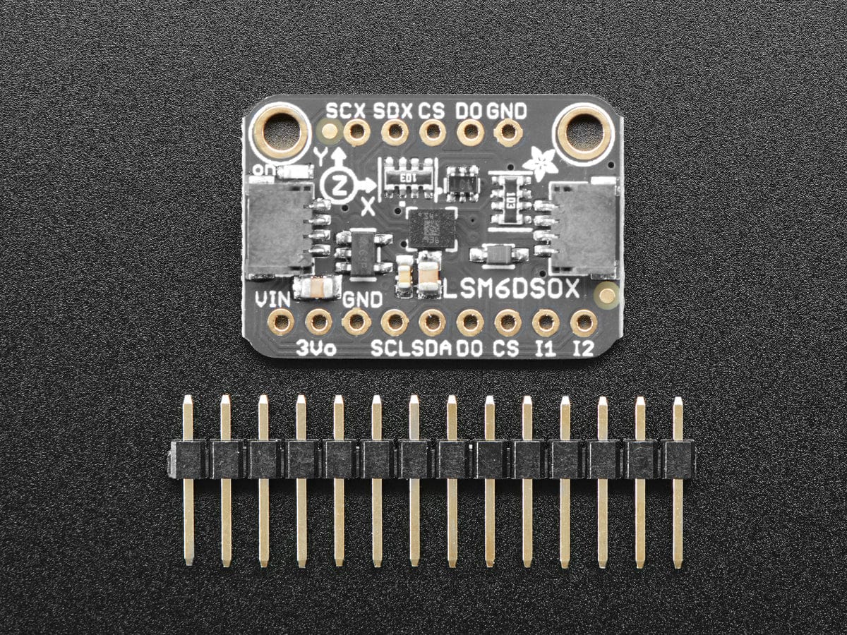 Adafruit LSM6DSOX 6 DoF Accelerometer and Gyroscope (STEMMA QT / Qwiic) by Adafruit - The Pi Hut