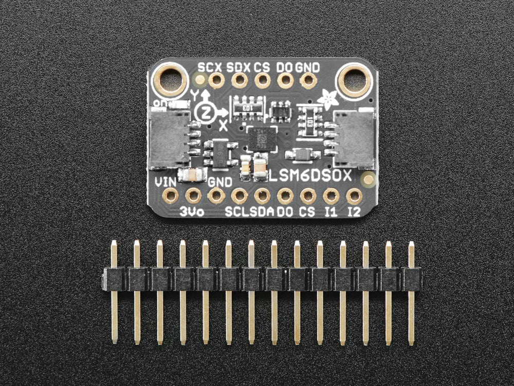 Adafruit LSM6DSOX 6 DoF Accelerometer and Gyroscope (STEMMA QT / Qwiic) by Adafruit - The Pi Hut