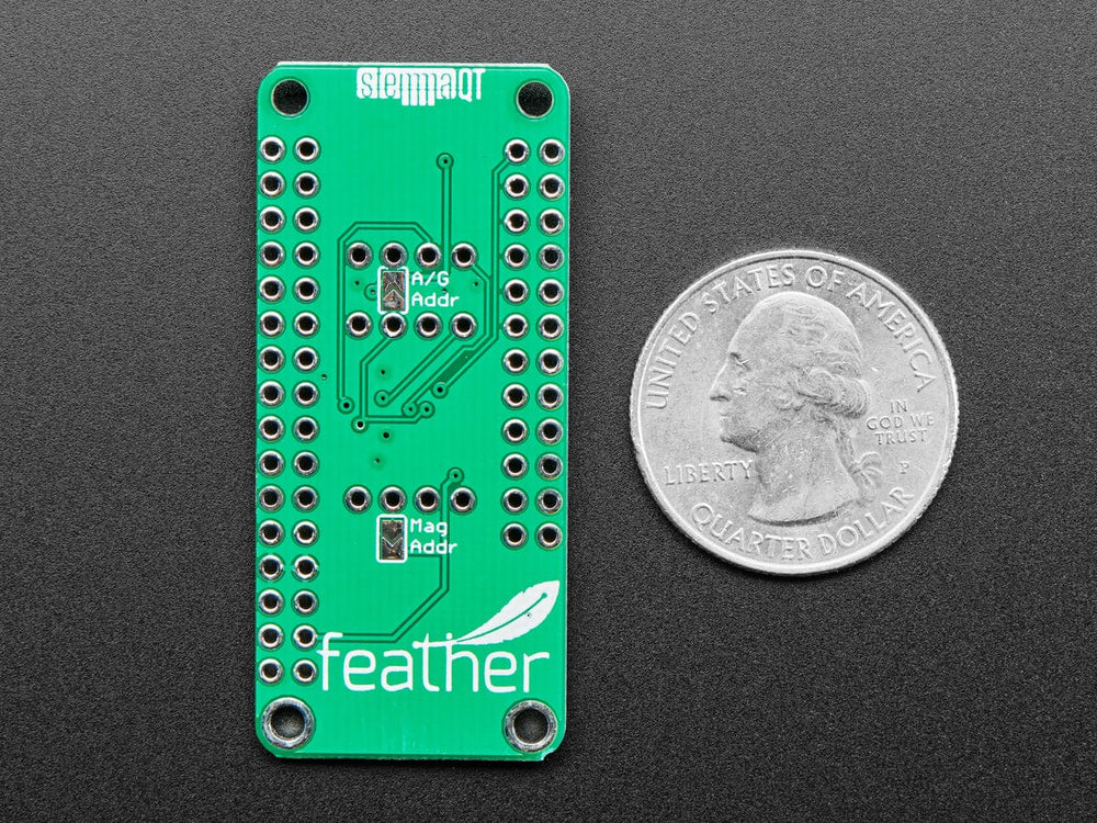 Adafruit LSM6DSOX + LIS3MDL FeatherWing - Precision 9-DoF IMU - The Pi Hut