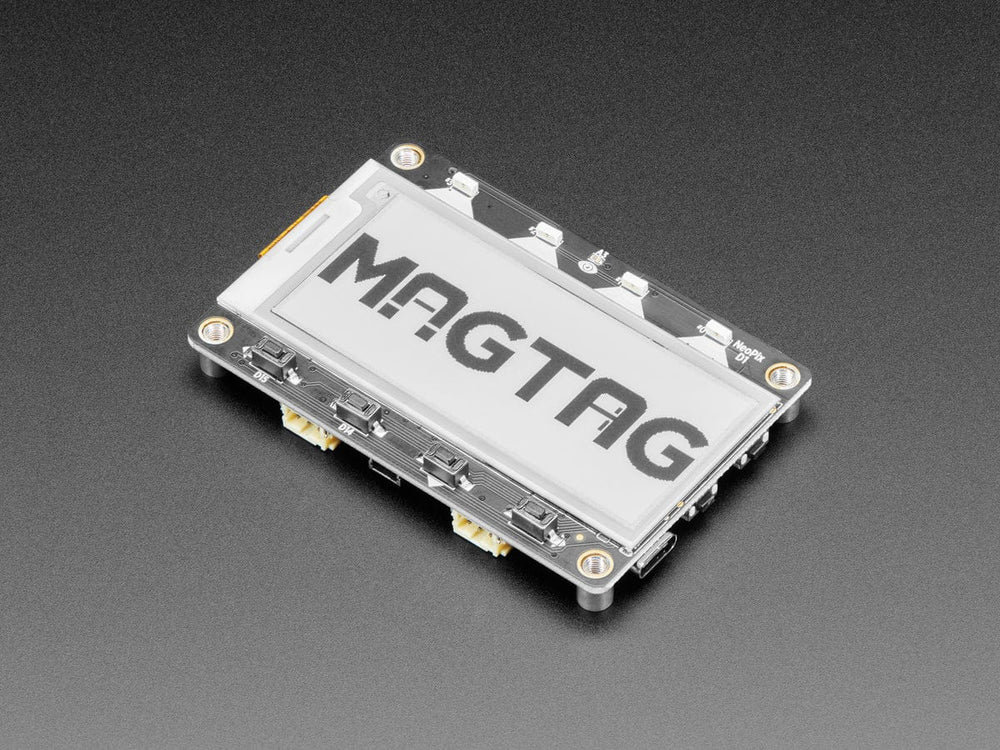 Adafruit MagTag - 2.9" Grayscale E-Ink WiFi Display by Adafruit - The Pi Hut