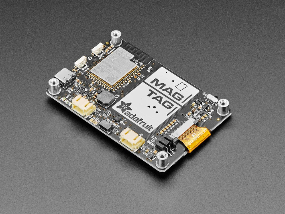 Adafruit MagTag - 2.9" Grayscale E-Ink WiFi Display by Adafruit - The Pi Hut