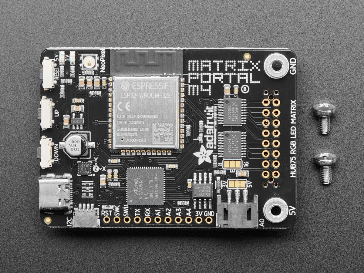 Adafruit Matrix Portal - CircuitPython Powered Internet Display by Adafruit - The Pi Hut