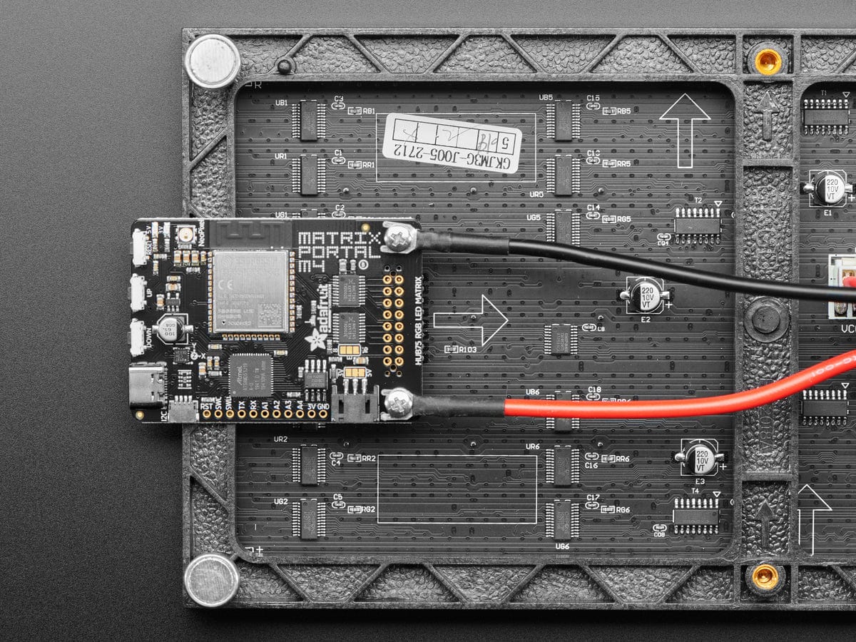 Adafruit Matrix Portal - CircuitPython Powered Internet Display by Adafruit - The Pi Hut
