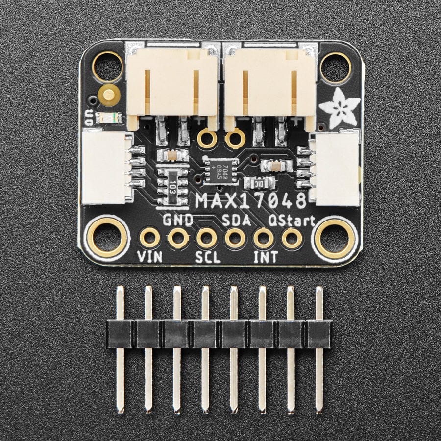 Adafruit MAX17048 LiPoly / LiIon Fuel Gauge and Battery Monitor - STEMMA JST PH & QT / Qwiic by Adafruit - The Pi Hut