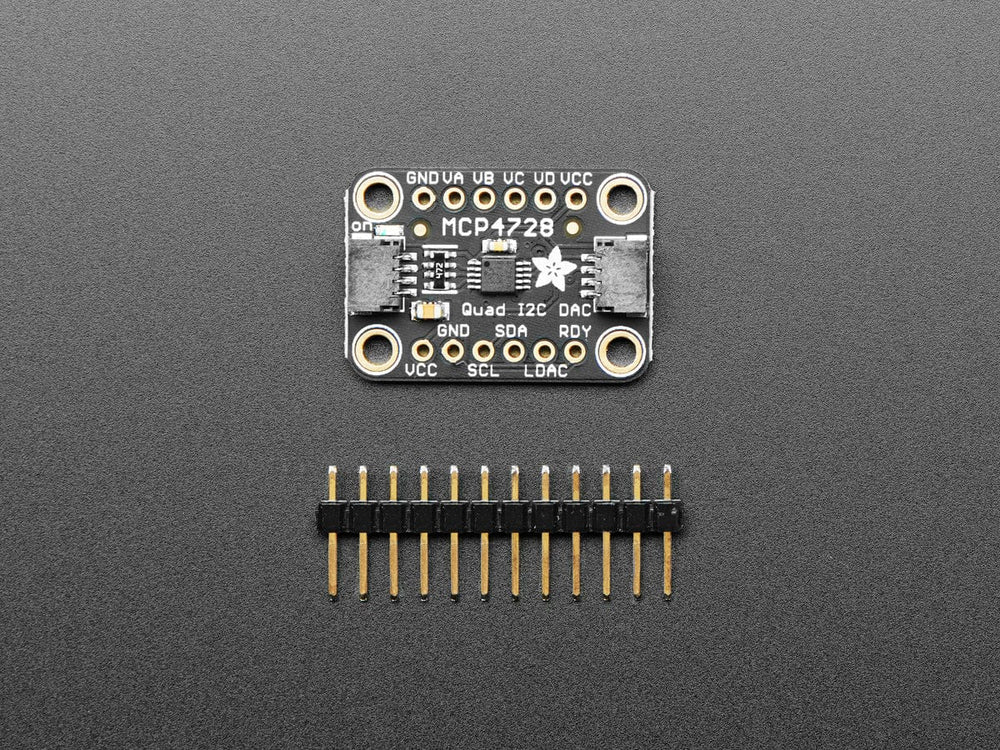 Adafruit MCP4728 Quad DAC with EEPROM (STEMMA QT / Qwiic) by Adafruit - The Pi Hut