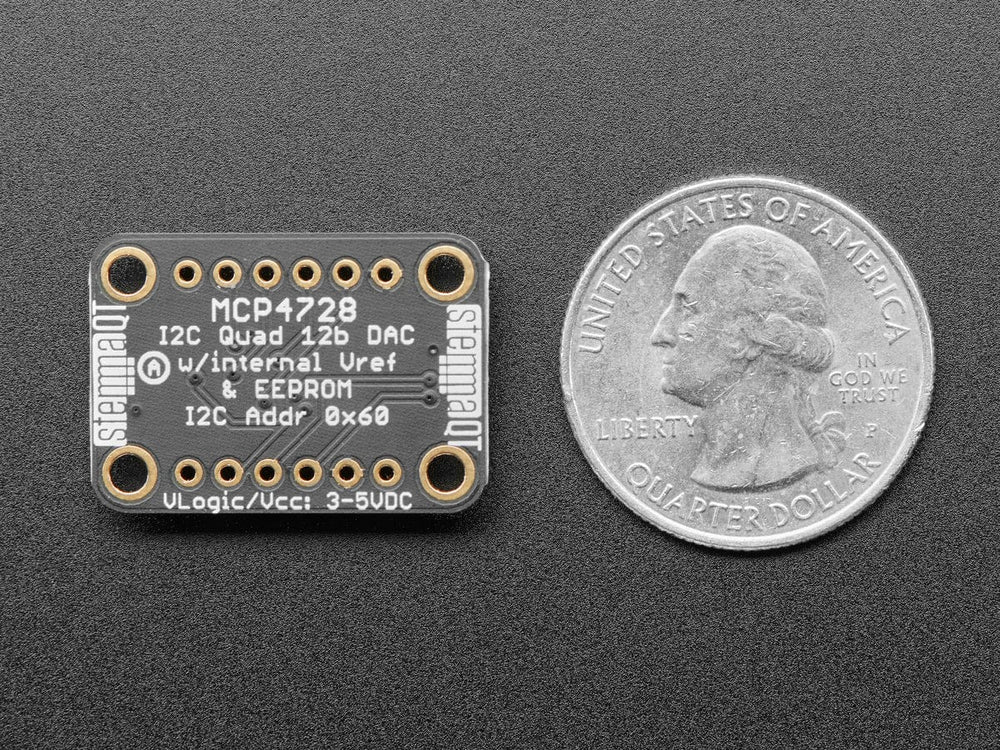 Adafruit MCP4728 Quad DAC with EEPROM (STEMMA QT / Qwiic) by Adafruit - The Pi Hut