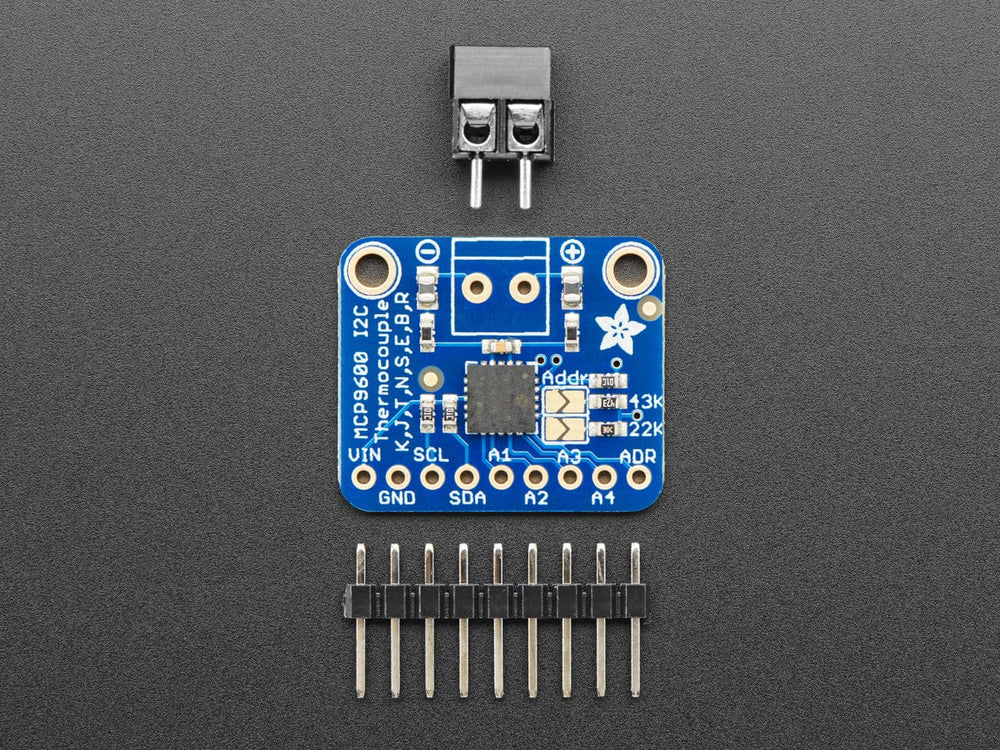 Adafruit MCP9600 I2C Thermocouple Amplifier (K, J, T, N, S, E, B and R Type T) by Adafruit - The Pi Hut
