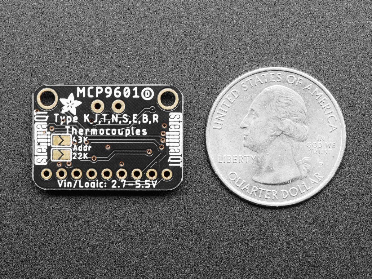 Adafruit MCP9601 (MCP96L01) I2C Thermocouple Amplifier (STEMMA QT / Qwiic) by Adafruit - The Pi Hut