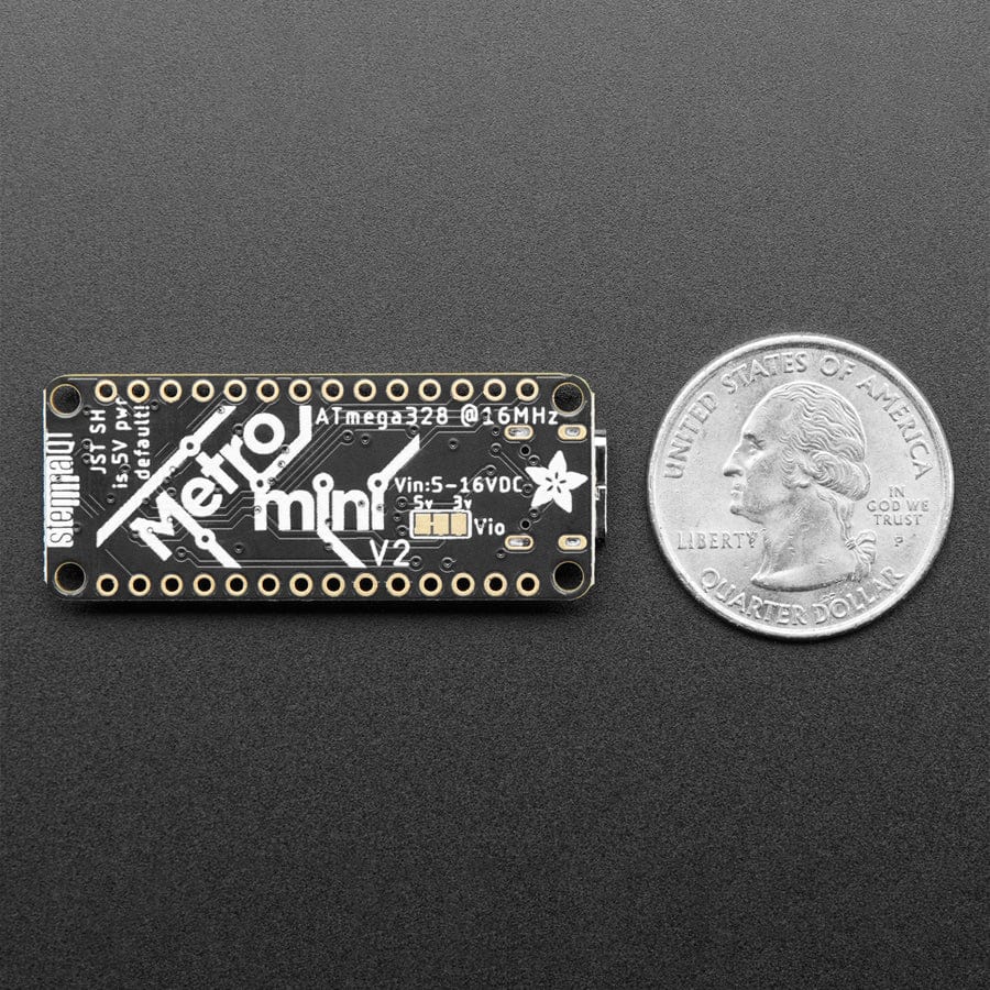 Adafruit Metro Mini 328 V2 - Arduino-Compatible - 5V 16MHz - STEMMA QT / Qwiic by Adafruit - The Pi Hut