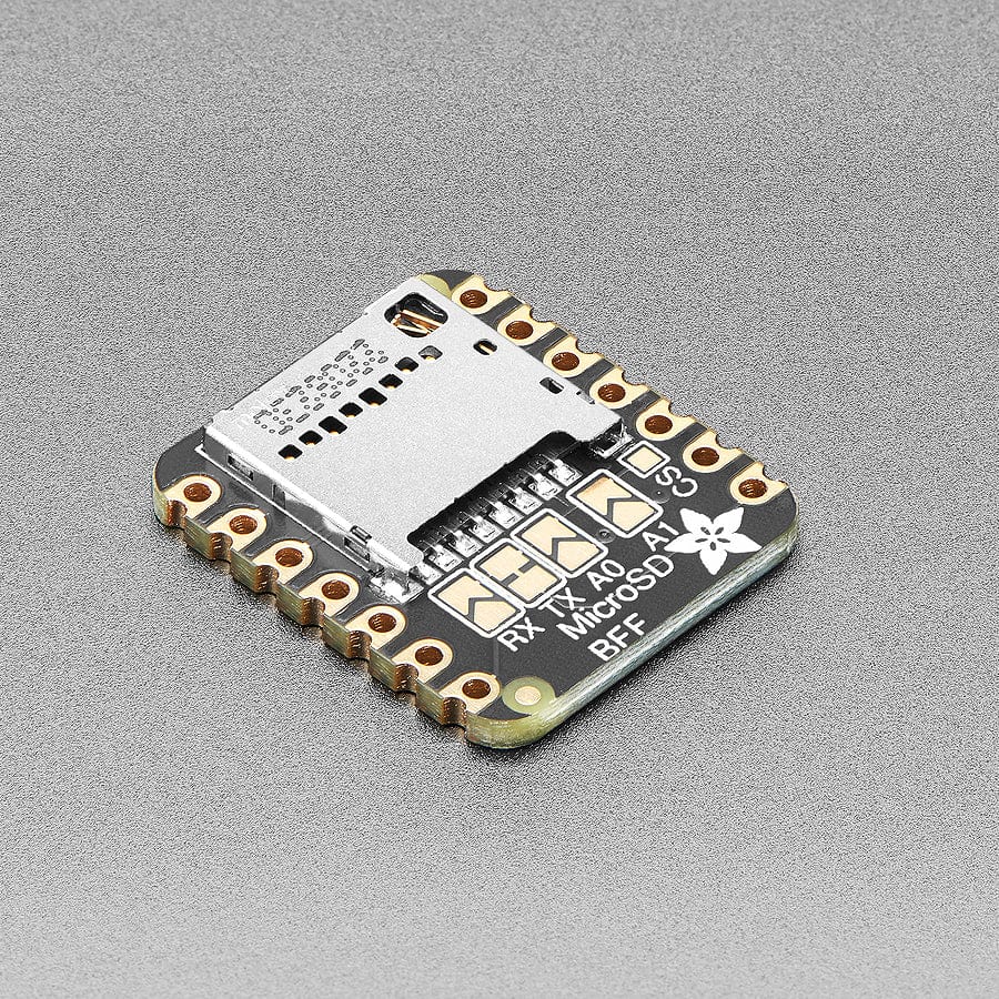 Adafruit microSD Card BFF Add-On for QT Py and Xiao by Adafruit - The Pi Hut