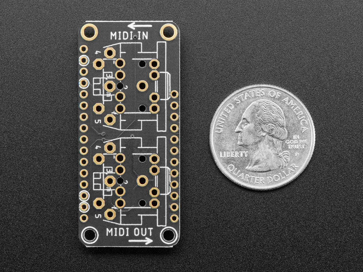 Adafruit MIDI FeatherWing Kit by Adafruit - The Pi Hut