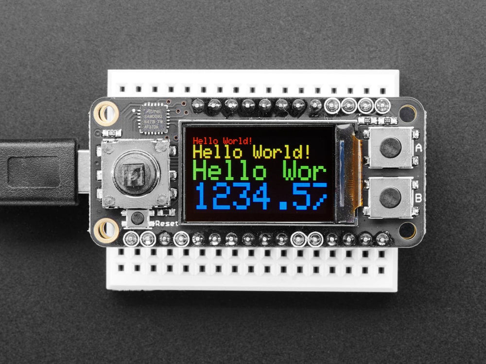 Adafruit Mini Color TFT with Joystick FeatherWing by Adafruit - The Pi Hut