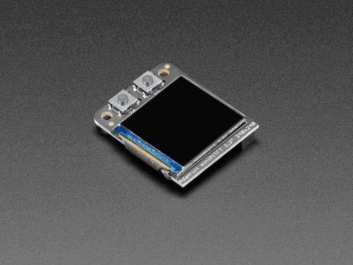Adafruit Mini PiTFT 1.3" - 240x240 TFT Add-on for Raspberry Pi by Adafruit - The Pi Hut