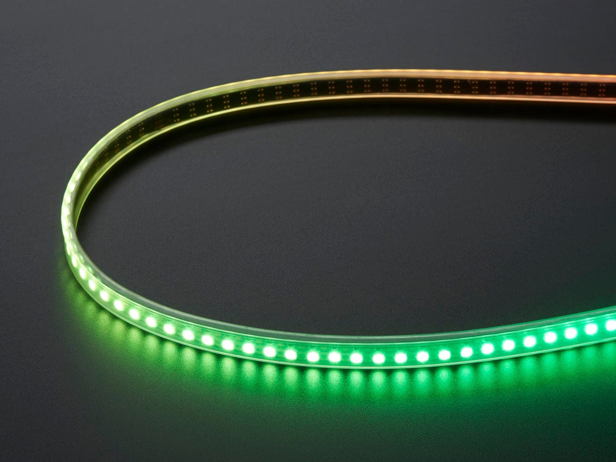 Adafruit Mini Skinny NeoPixel Digital RGB LED Strip - 144 LED/m (1m BLACK) by Adafruit - The Pi Hut