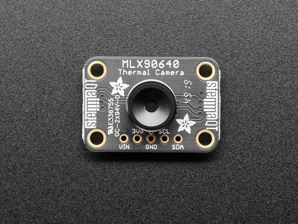 Adafruit MLX90640 24x32 IR Thermal Camera Breakout (110 Degree FoV) by Adafruit - The Pi Hut