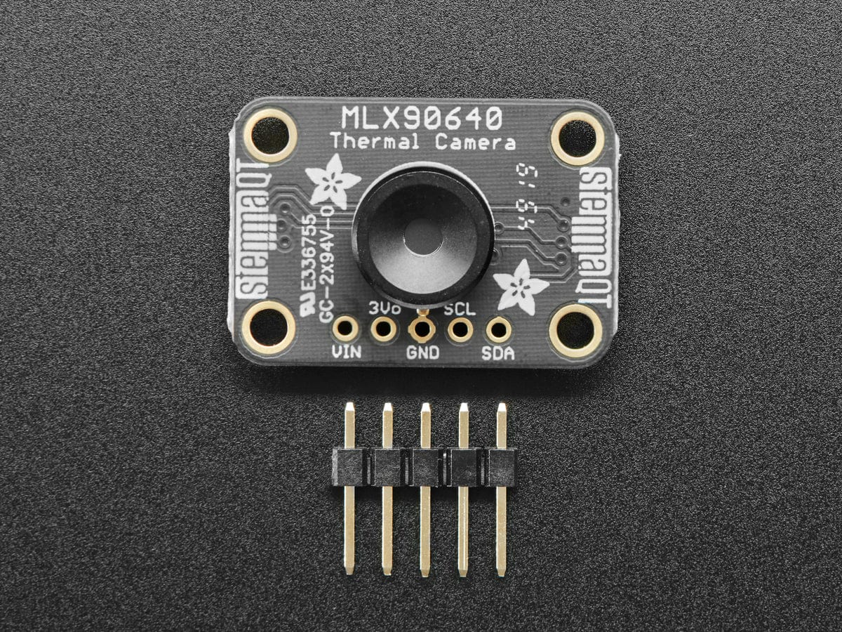 Adafruit MLX90640 24x32 IR Thermal Camera Breakout (110 Degree FoV) by Adafruit - The Pi Hut