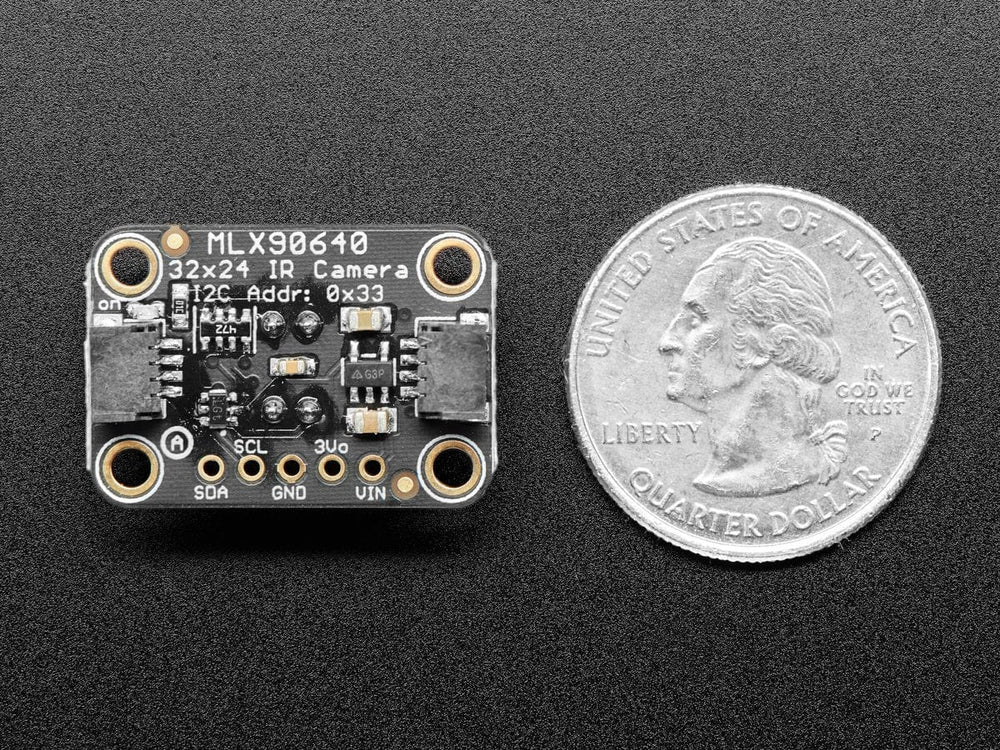 Adafruit MLX90640 24x32 IR Thermal Camera Breakout (110 Degree FoV) by Adafruit - The Pi Hut