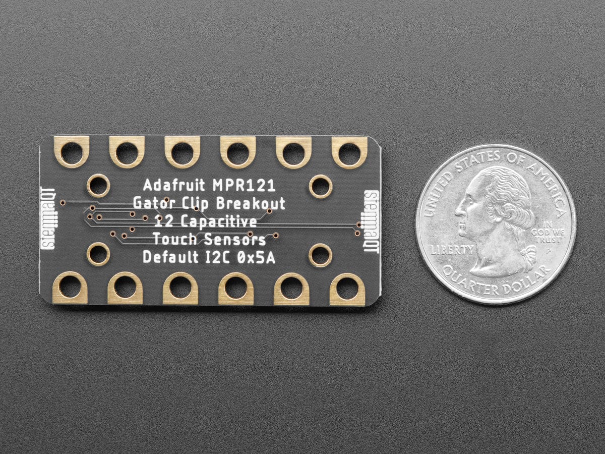 Adafruit MPR121 12-Key Capacitive Touch Sensor Gator Breakout (STEMMA QT / Qwiic) by Adafruit - The Pi Hut