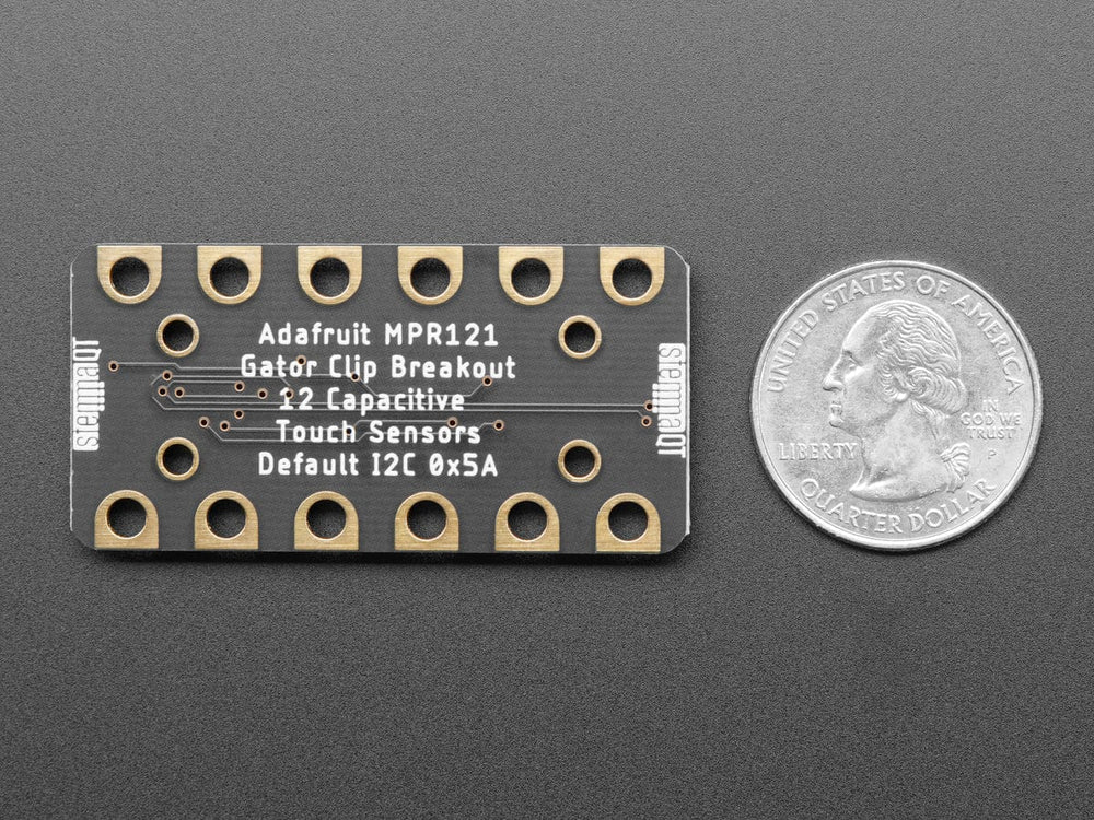 Adafruit MPR121 12-Key Capacitive Touch Sensor Gator Breakout (STEMMA QT / Qwiic) by Adafruit - The Pi Hut