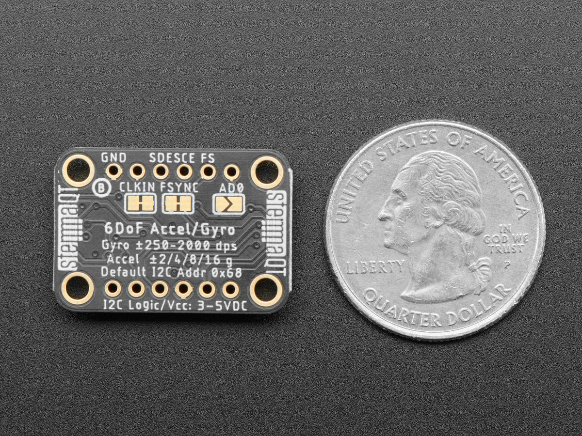 Adafruit MPU-6050 6-DoF Accel and Gyro Sensor - STEMMA QT Qwiic - The Pi Hut