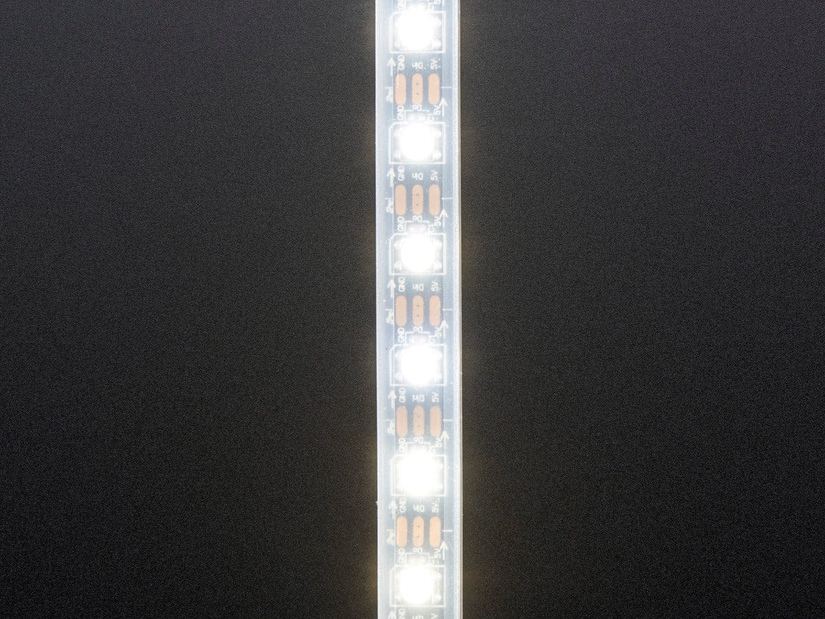 Adafruit NeoPixel Digital RGBW LED Strip - Black PCB 60 LED/m - The Pi Hut
