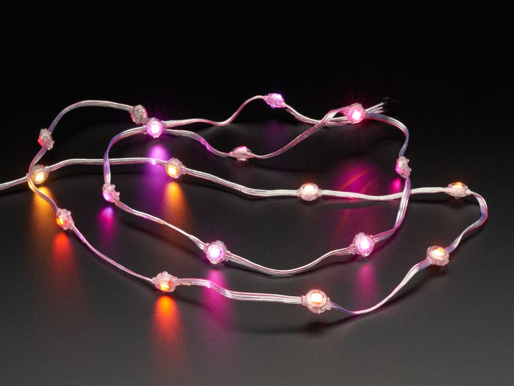 Adafruit NeoPixel LED Dots Strand - 20 LED 4" Pitch - The Pi Hut