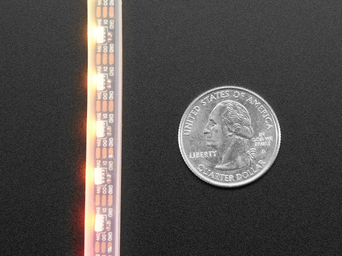 Adafruit NeoPixel LED Side Light Strip - Black 90 LED - The Pi Hut