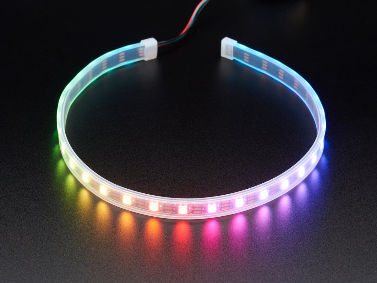 Adafruit NeoPixel LED Strip with 3-pin JST PH Connector (60 LED/meter / 0.5 Meter) by Adafruit - The Pi Hut