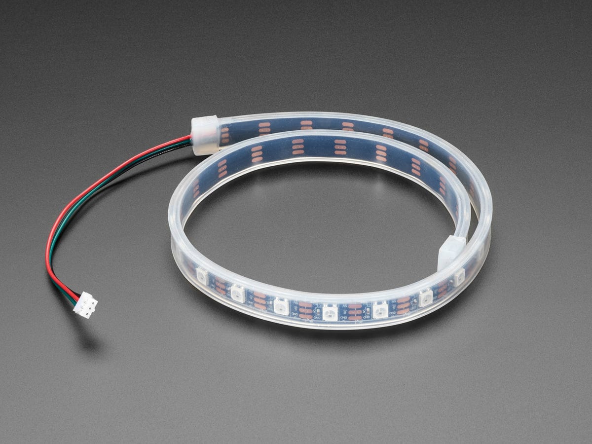 Adafruit NeoPixel LED Strip with 3-pin JST PH Connector (60 LED/meter / 0.5 Meter) by Adafruit - The Pi Hut