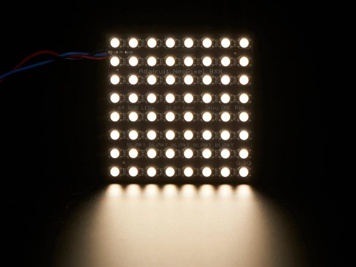 Adafruit NeoPixel NeoMatrix - 64 RGBW - Natural (~4500K) by Adafruit - The Pi Hut