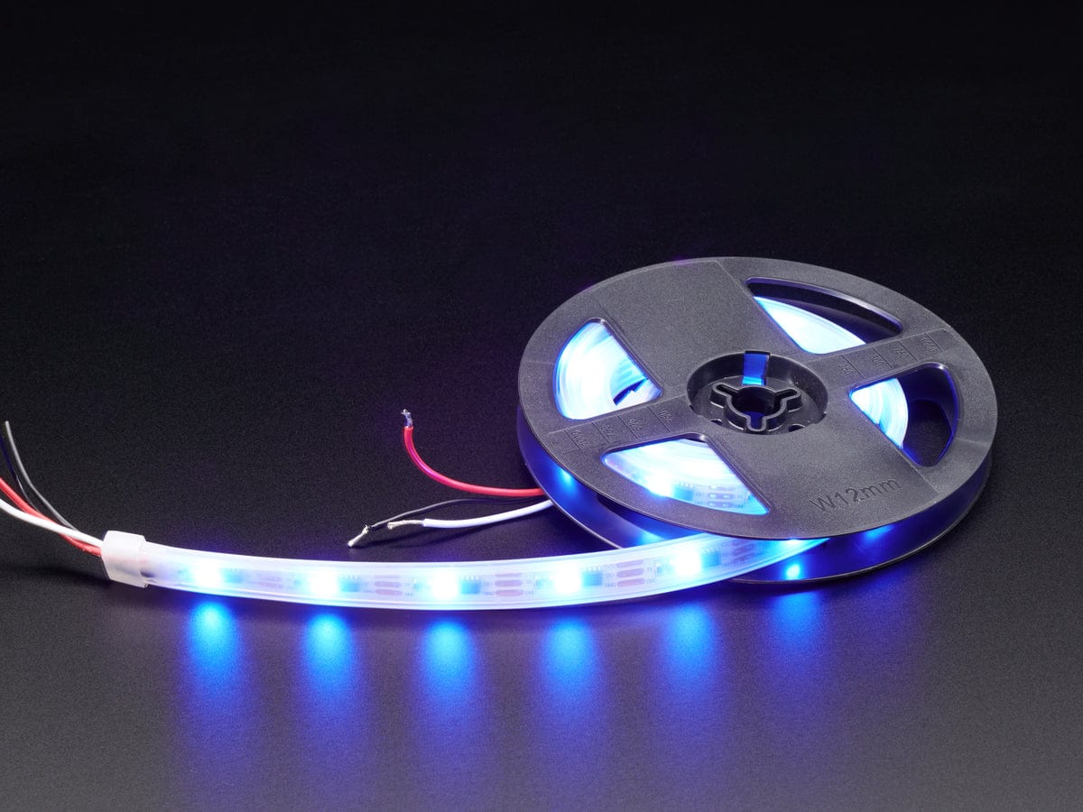 Adafruit NeoPixel UV LED Strip with 32 LED/m (White PCB - 1M) by Adafruit - The Pi Hut