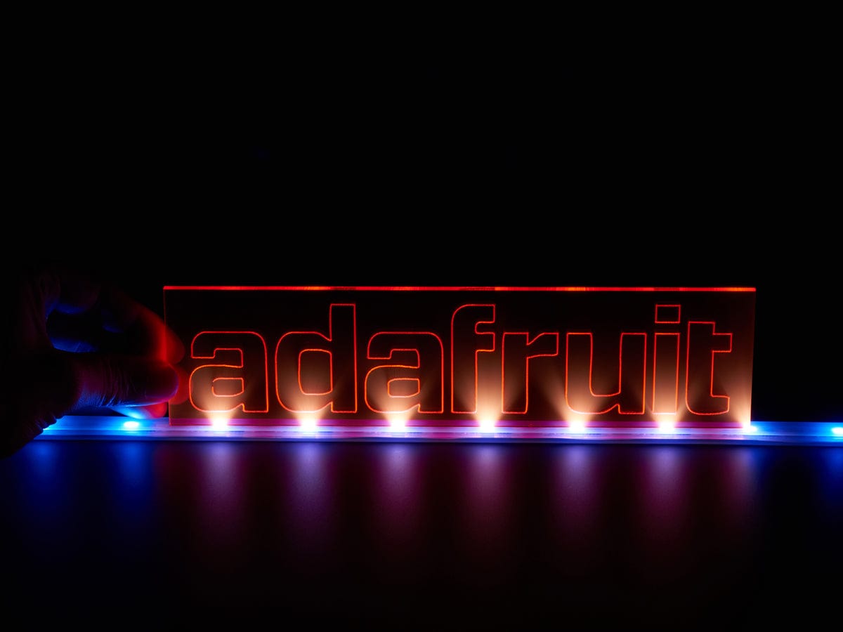Adafruit NeoPixel UV LED Strip with 32 LED/m (White PCB - 1M) by Adafruit - The Pi Hut