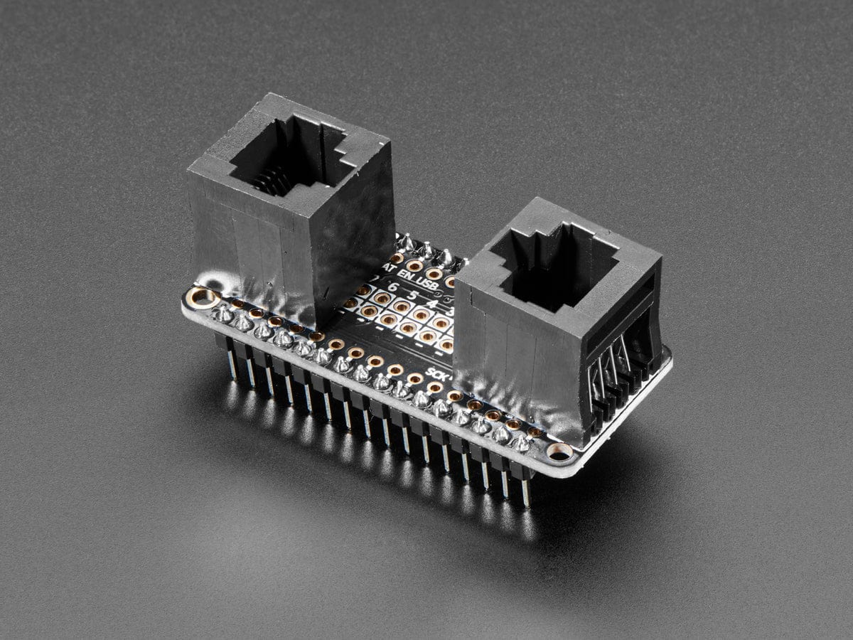 Adafruit NeoPXL8 FeatherWing for Feather M0 - 8 x DMA NeoPixels! by Adafruit - The Pi Hut