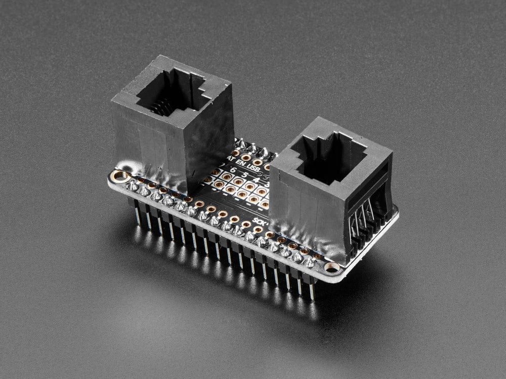 Adafruit NeoPXL8 FeatherWing for Feather M0 - 8 x DMA NeoPixels! by Adafruit - The Pi Hut