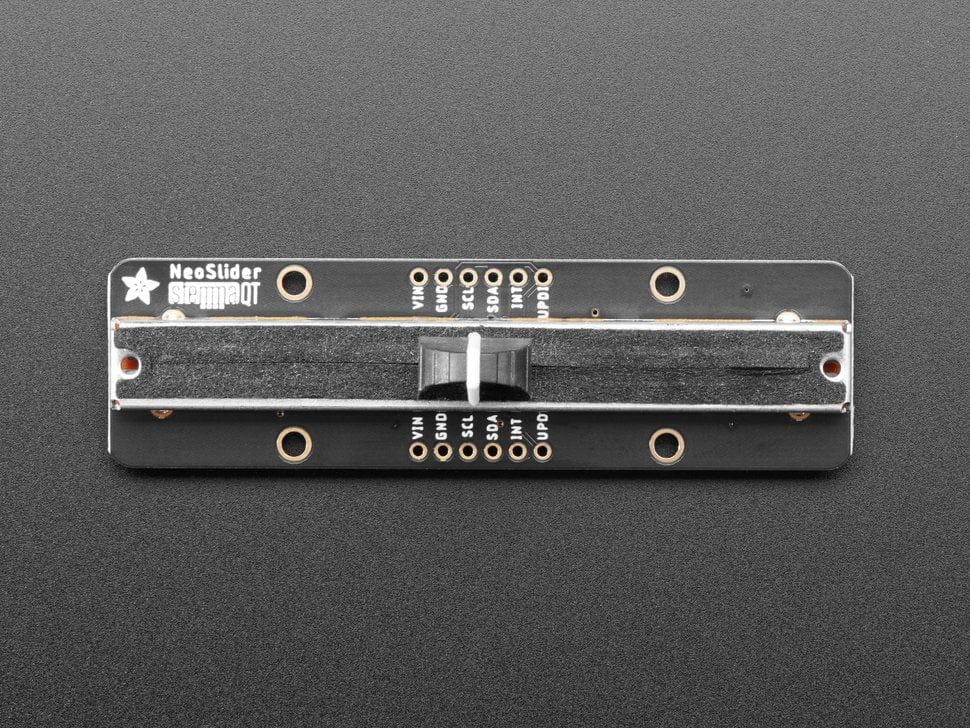 Adafruit NeoSlider I2C QT Slide Potentiometer with 4 NeoPixels - STEMMA QT / Qwiic by Adafruit - The Pi Hut
