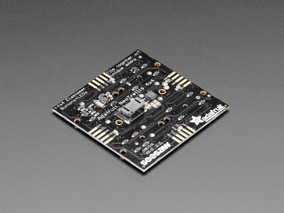 Adafruit NeoTrellis RGB Driver PCB for 4x4 Keypad by Adafruit - The Pi Hut