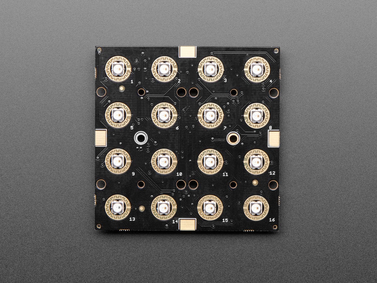 Adafruit NeoTrellis RGB Driver PCB for 4x4 Keypad by Adafruit - The Pi Hut