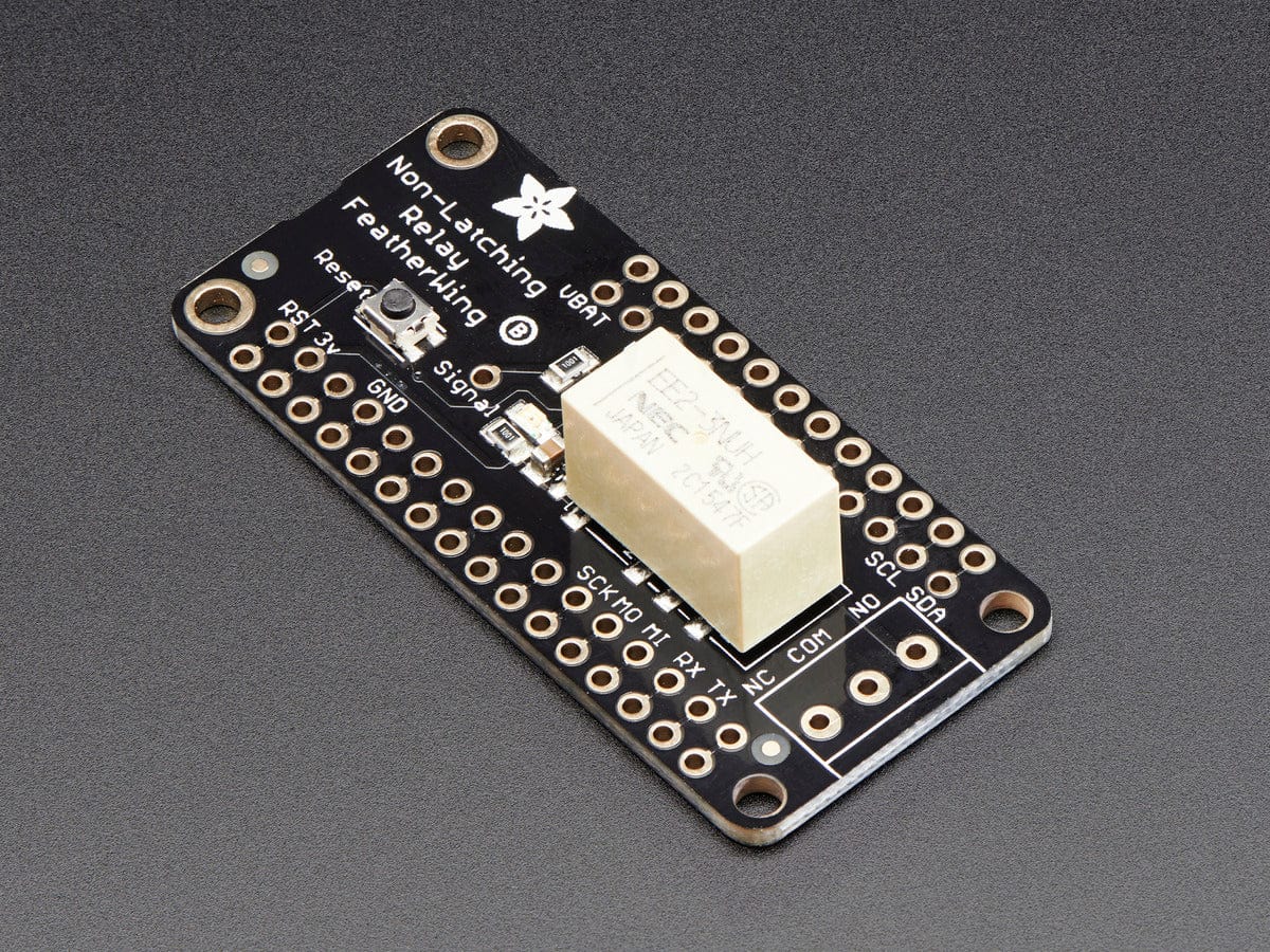 Adafruit Non-Latching Mini Relay FeatherWing by Adafruit - The Pi Hut