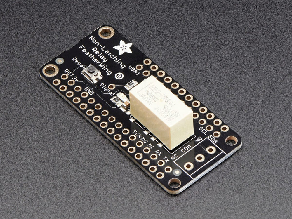 Adafruit Non-Latching Mini Relay FeatherWing by Adafruit - The Pi Hut