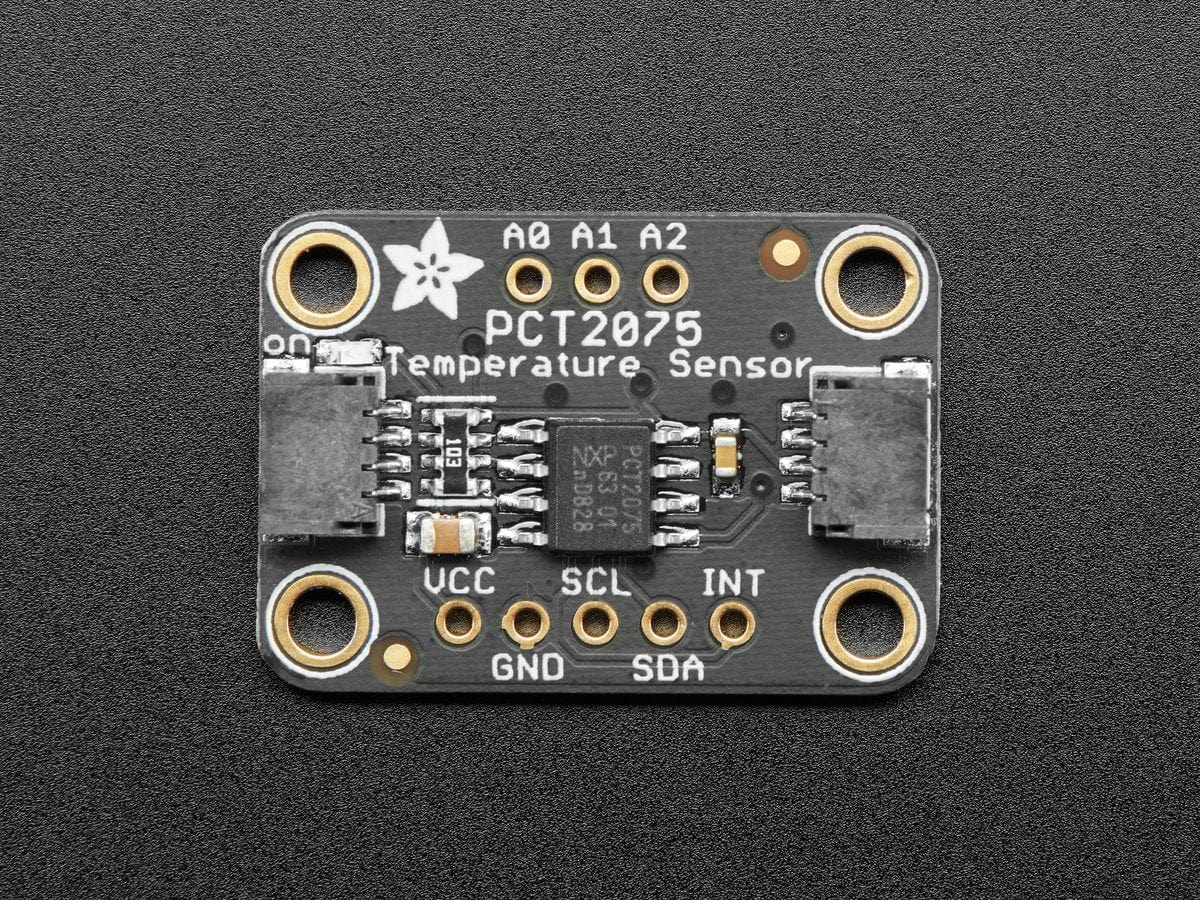 Adafruit PCT2075 Temperature Sensor - STEMMA QT / Qwiic by Adafruit - The Pi Hut