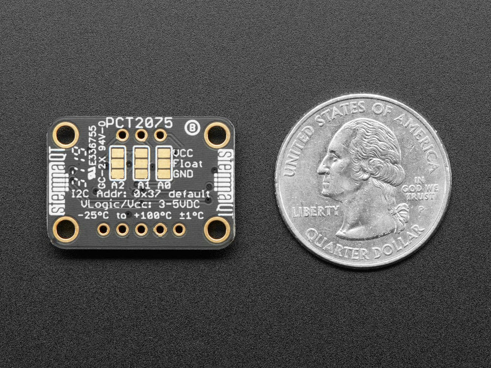 Adafruit PCT2075 Temperature Sensor - STEMMA QT / Qwiic by Adafruit - The Pi Hut