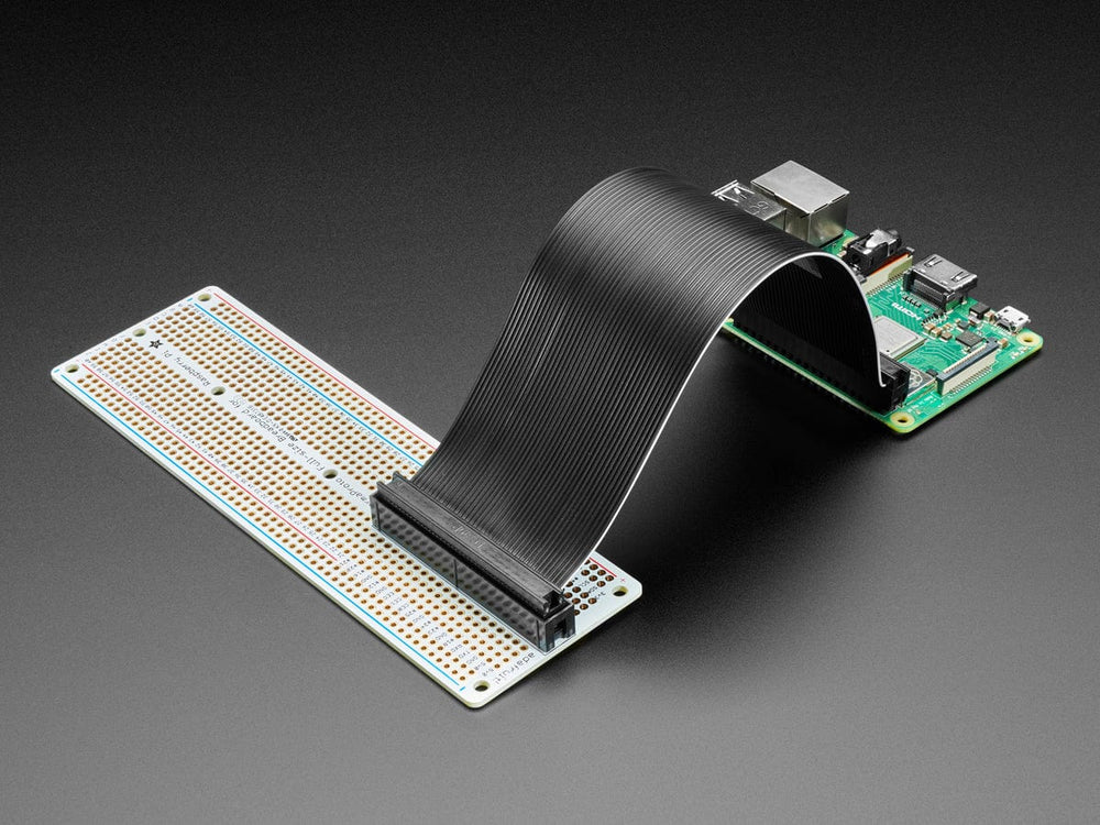 Adafruit Perma-Proto 40-Pin Raspberry Pi Breadboard PCB Kit (with 2x20 Header) by Adafruit - The Pi Hut