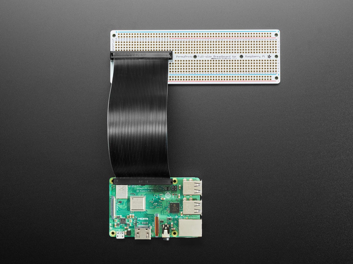 Adafruit Perma-Proto 40-Pin Raspberry Pi Breadboard PCB Kit (with 2x20 Header) by Adafruit - The Pi Hut