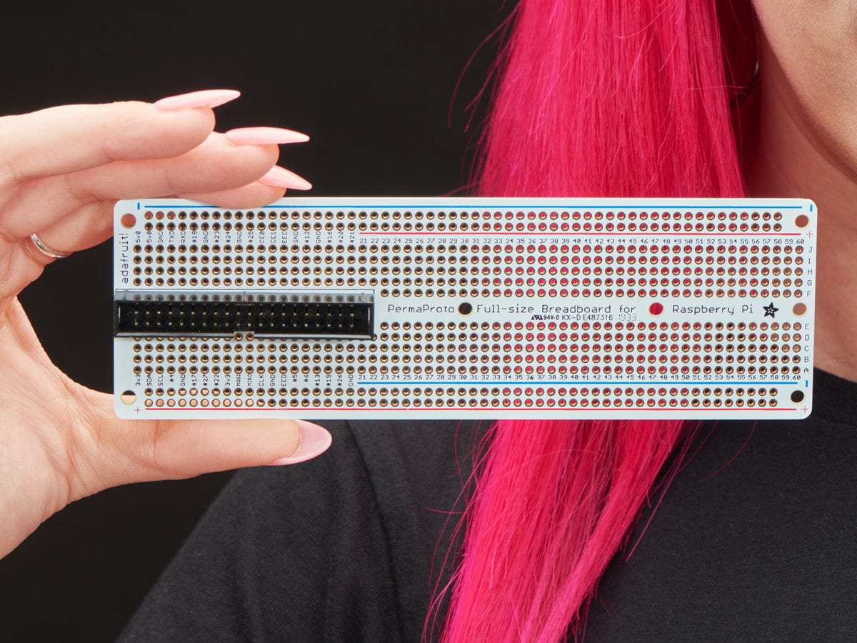 Adafruit Perma-Proto 40-Pin Raspberry Pi Breadboard PCB Kit (with 2x20 Header) by Adafruit - The Pi Hut