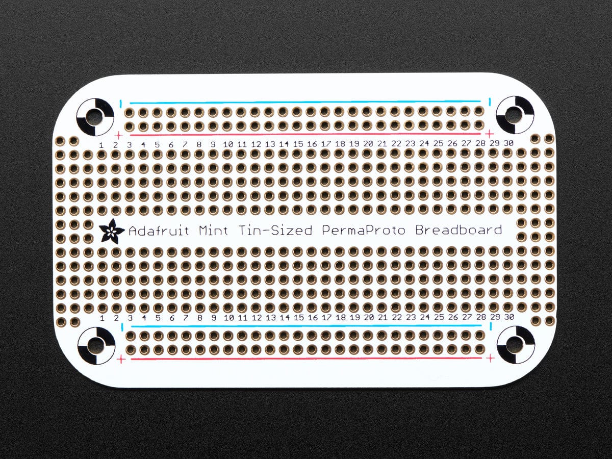 Adafruit Perma-Proto Mint Tin Size Breadboard PCB by Adafruit - The Pi Hut
