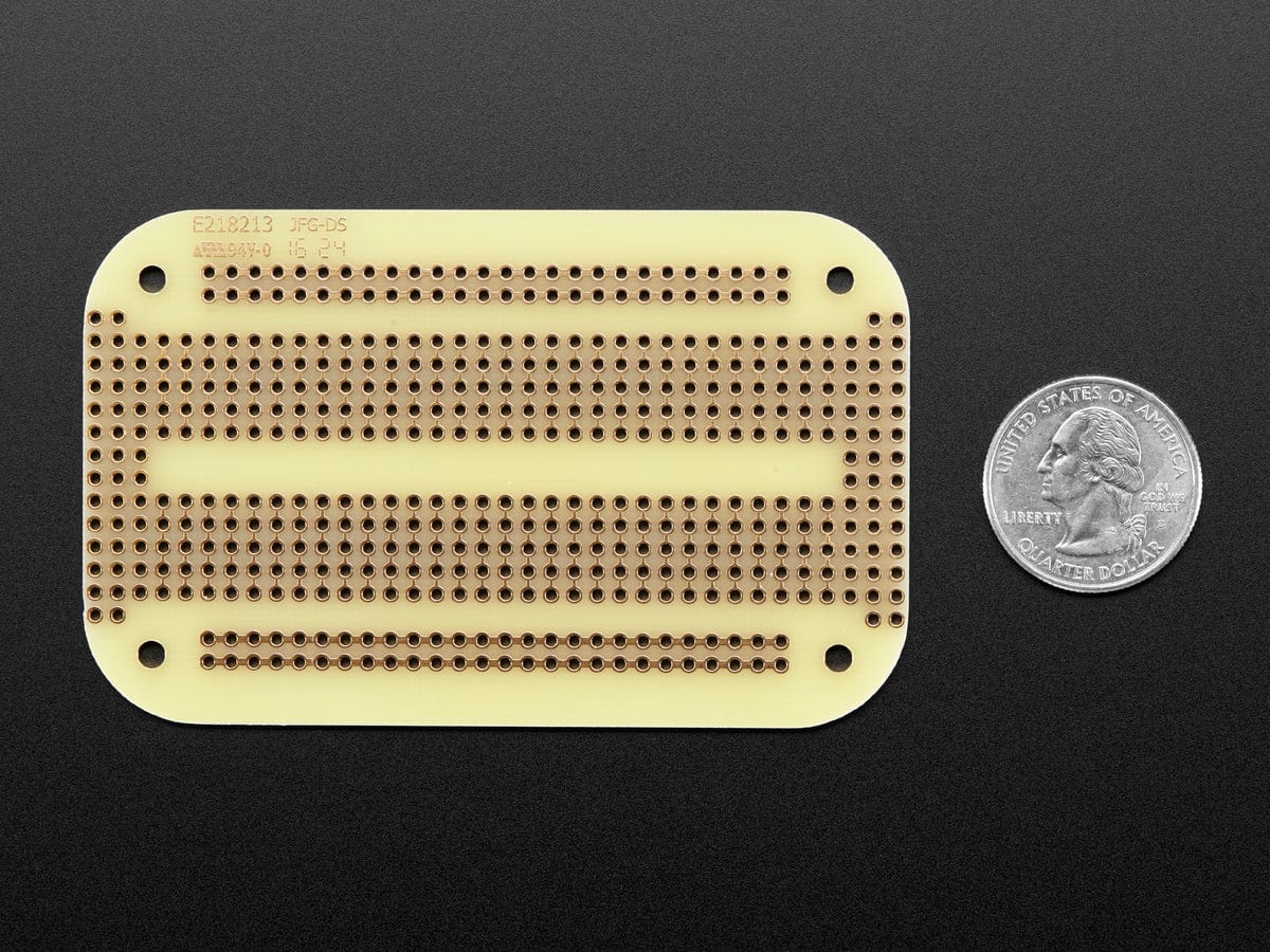 Adafruit Perma-Proto Mint Tin Size Breadboard PCB by Adafruit - The Pi Hut
