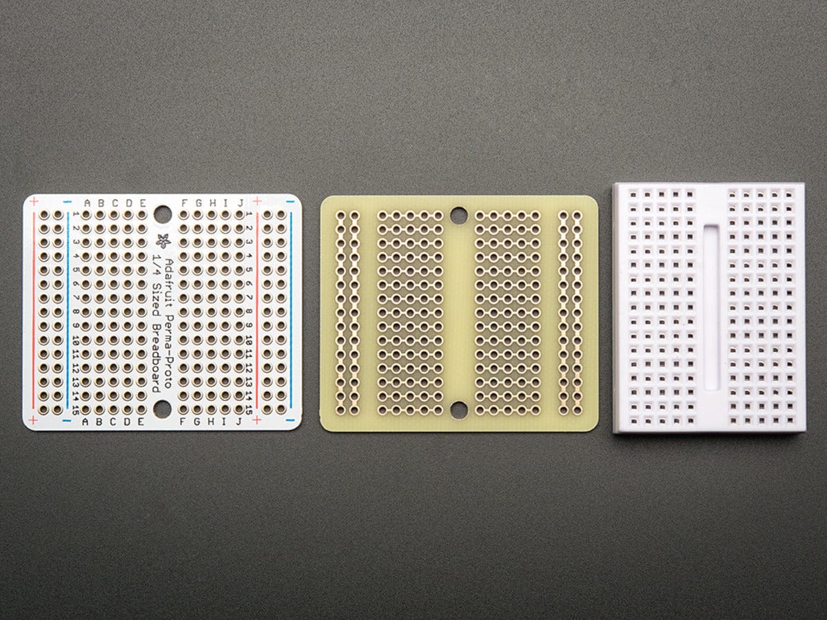 Adafruit Perma-Proto Quarter-sized Breadboard PCB - 3 Pack! by Adafruit - The Pi Hut
