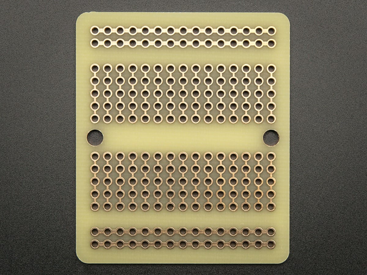Adafruit Perma-Proto Quarter-sized Breadboard PCB - 3 Pack! by Adafruit - The Pi Hut